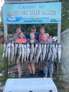 8 fish caught at Port Austin, fishing
