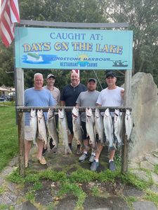 7 rainbow trout and bluefish fishing in Port Austin