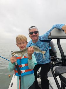 Trout bliss at South Padre Island.