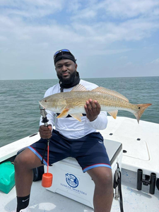 Lone angler fishing in Texas