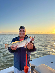 Spotted weakfish caught while fishing in TX