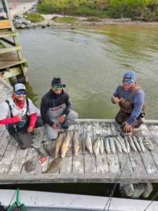 Three anglers fishing in TX