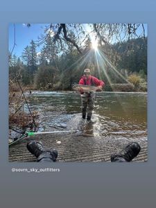 Angler fishing in the scenic city of Florence