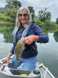 Smallmouth bass caught while fishing in OR