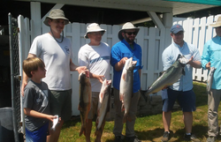 4 big fish caught while fishing in MI