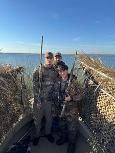 Three people on a fishing cruise in Florida
