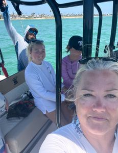Two people enjoying a day on the water in FL