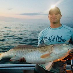 Angler fishing in Chesapeake