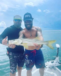 A single snook fish caught in Chesapeake