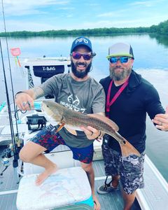 A huge 22-inch redfish caught in FL