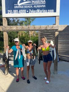 Anglers fishing at Orange Beach