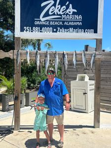 9 Spanish Mackerel and King Mackerel caught in Orange Beach