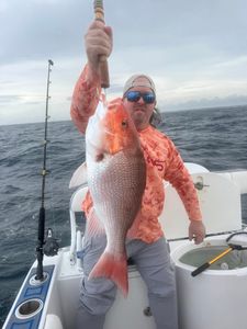 Red snapper caught while fishing in Destin FL waters