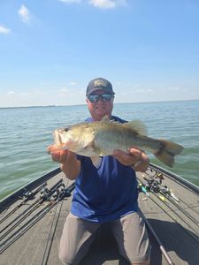 Largemouth bass caught while fishing in San Antonio