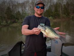 Single angler fishing in Ohio