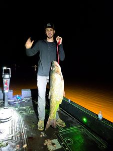 Angler with big 37-inch fish caught in Ohio