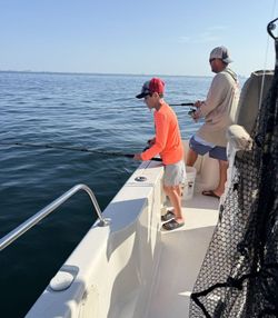 Two people fishing in Florida