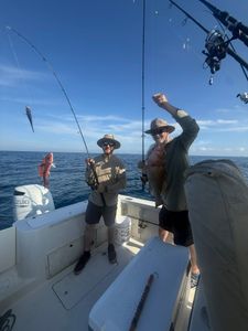 Red grouper caught while fishing on boat in Shalimar FL