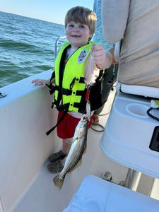 Spotted Weakfish caught while fishing in FL