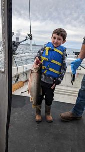 Angler with a 20-inch fish caught in Mexico