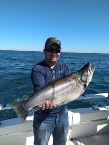 Angler fishing in New York