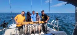 Group of 5 people fishing in NY