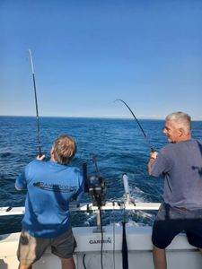 Fishing enthusiast enjoying the day in NY