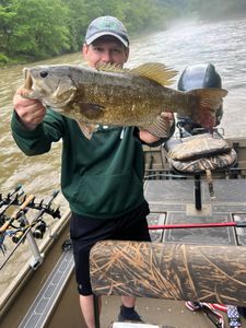 Angler with their catch in PA