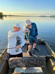 Two anglers fishing in Harrisburg
