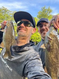 Two anglers fishing in Harrisburg