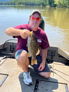 A person fishing in Harrisburg