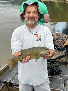 Two people fishing in Harrisburg