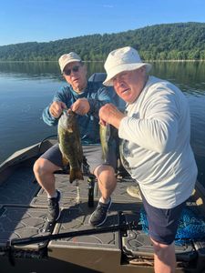Two people fishing in Harrisburg