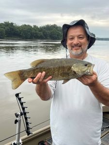 Smallmouth Bass caught while fishing in Harrisburg
