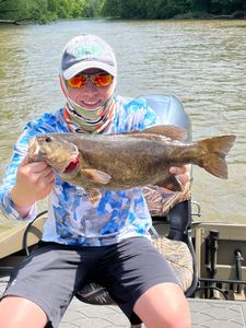 Smallmouth bass caught in Harrisburg