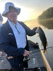 Angler with fishing rod in Harrisburg