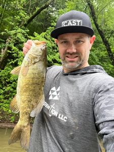 A person fishing in Pennsylvania