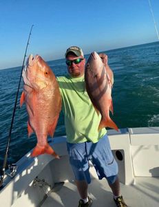 Angler with 2 big fish caught in FL
