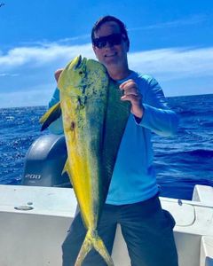 Inshore Serenity, Marathon Style Mahi Mahi catch