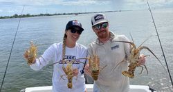 Two people fishing in Florida