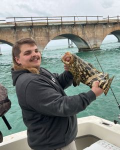 Angler fishing in Marathon, Florida