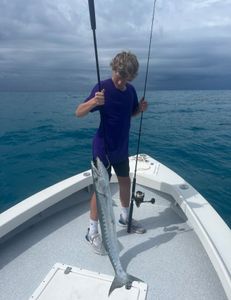 Impressive catch of a lone fish in FL