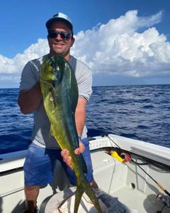 Angler with a 30-inch fish in Marathon, Florida