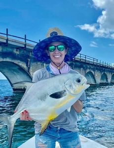 Permit fish caught in Marathon