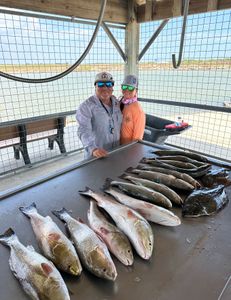 Anglers with 3 great fishing catch in Matagorda