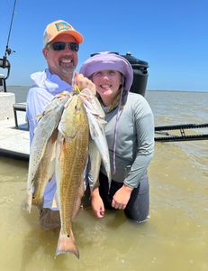 2 anglers fishing in TX