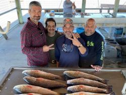 4 anglers with a catch of 4 fish in Matagorda