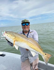 One person fishing in Matagorda
