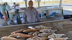 Three people fishing in Matagorda