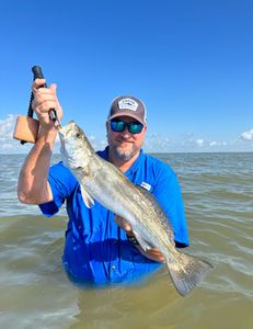 Angler fishing in Matagorda